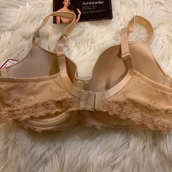 Ambrielle Size 38D full figure lightly lined bra.  NWT - Picture 3 of 9